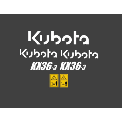 Kubota KX 36-3, 61-3,...